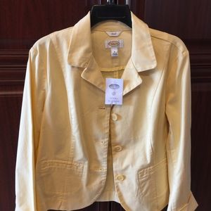 Talbots light yellow Jacket